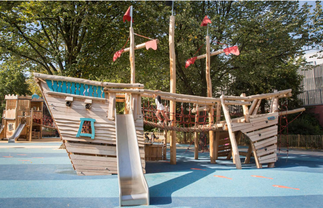 社区河北无动力儿童乐园-社区儿童乐园规划设计需要注意什么?